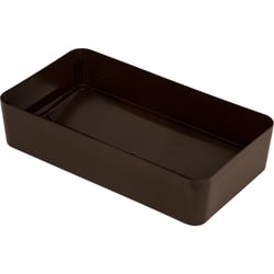 MSC&nbsp;Carlisle Swing Top Lid, Rectangle, ABS, Dark Brown, 15 and 23 Gallon