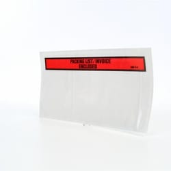 MSC&nbsp;3M Packing List Envelope, Top Print, 5.5 in x 10 in, Polyethylene