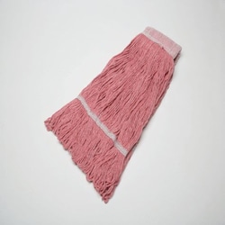 MSC&nbsp;AbilityOne Wet Mop Head, Anti-Microbial, Looped-End, 24 oz, Red