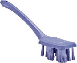 MSC&nbsp;Vikan Hand Brush, 15.6 in, Stiff, Polyester Bristle, Polypropylene