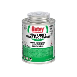 MSC&nbsp;Oatey ABS Cement, Medium-Bodied, Black, 16 oz., Fast Set