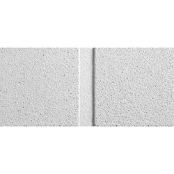MSC&nbsp;Armstrong Ceiling Panel, Wet-Formed Mineral Fiber, 24 x 48 in, Angled Tegular