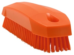 MSC&nbsp;Vikan Hand Brush / Nailbrush, 130 mm, Hard, Orange