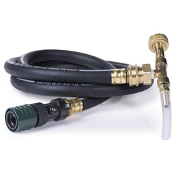 MSC&nbsp;SC Johnson Professional TruFill Hose Hook-Up Kit, ON/OFF Valve, Pressure Bleeder, Bronze Body