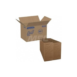 MSC&nbsp;Scott Dinner Paper Napkins, Disposable, White, 1/8 Fold, 2-Ply