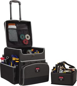 MSC&nbsp;Rubbermaid Executive Quick Cart, Small, Ballistic Nylon, Gray