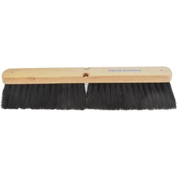 MSC&nbsp;PRO-SOURCE Push Broom, 18 inch Wide, Polypropylene Bristle, Wood Block