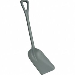 MSC&nbsp;Vikan Shovel, Plastic, Square Blade, Non-Sparking, D-Grip Handle