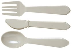 MSC TY 3 HD PLAST FLATWARE, Quantity: Pack of 1