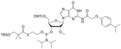 STA PHARMACEUTICAL US LLC&nbsp;2'-OMe G(iPr-pac) (TBSO)SATE-amidite | 1 g | InChIKey XVPRSWNYEGEPKI-CUARCHRZSA-N | MW 1197.510761998