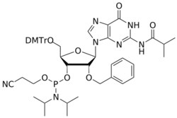 STA PHARMACEUTICAL US LLC&nbsp;2'-O-benzyl G(iBu) amidite | 5 g | CAS 1314972-06-9 | InChIKey SJBCASXPLXRLLX-ASGPDACDSA-N