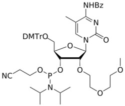 STA PHARMACEUTICAL US LLC&nbsp;2'-MOEOE MeC(Bz) amidite | 5 g | InChIKey FKWHQFYMJVJQSH-ACHZJAKQSA-N | MW 966.081761998