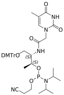 STA PHARMACEUTICAL US LLC&nbsp;(D)-aTNA T amidite | 200 mg | CAS 1253933-50-4 | InChIKey UEIXYKNVPCOKOX-ICKGNOOESA-N
