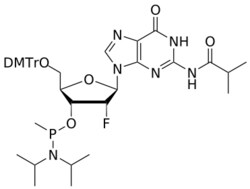 STA PHARMACEUTICAL US LLC&nbsp;2'-F G(iBu) Me-amidite | 1 g | InChIKey CCVHKDPSLDLLHS-CDTSKKGKSA-N | MW 802.885165161
