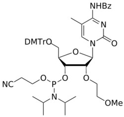 STA PHARMACEUTICAL US LLC&nbsp;2'-MOE MeC(Bz) amidite | 10 g | CAS 163759-94-2 | MDL MFCD28009446