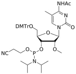 STA PHARMACEUTICAL US LLC&nbsp;2'-OMe MeC(Ac) amidite | 5 g | InChIKey OGKXPQMWAXJVBW-KZQAAKLLSA-N | MW 815.904761998