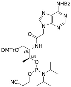 STA PHARMACEUTICAL US LLC&nbsp;(D)-aTNA A(Bz) amidite | 1 g | CAS 1253933-51-5 | InChIKey IHMRCPNOGYPCLE-RWXBKYPQSA-N