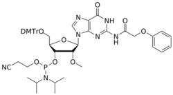 STA PHARMACEUTICAL US LLC&nbsp;2'-OMe G(pac) amidite | 5 g | InChIKey FBLBODSDYPHQTB-KPWHVHSNSA-N | MW 933.999761998