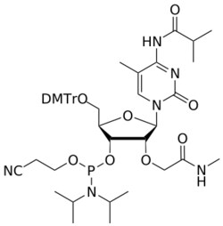STA PHARMACEUTICAL US LLC&nbsp;2'-O-NMA MeC(iBu) amidite | 5 g | InChIKey LAHCHMSIGMYPKH-LKYMEUIMSA-N | MW 901.010761998
