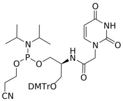 STA PHARMACEUTICAL US LLC&nbsp;SNA U amidite | 1 g | InChIKey ZZADINXNUNWRGE-IAQARZHUSA-N | MW 745.813761998