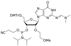 STA PHARMACEUTICAL US LLC&nbsp;2'-MOE G(dmf) amidite | 1 g | InChIKey IHRMKEYMVRZIQH-KSBGDPDISA-N | MDL MFCD30475598