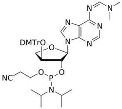 STA PHARMACEUTICAL US LLC&nbsp;TNA A(dmf) amidite | 5 g | InChIKey VQCXMSAUYHVEJJ-PHBMIXMPSA-N | MW 794.893761998