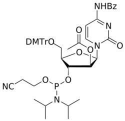 STA PHARMACEUTICAL US LLC&nbsp;ANA 2'-OAc C(Bz) amidite | 200 mg | CAS 675573-97-4 | InChIKey QZCUPWVSXYRPJB-UIRYRFQFSA-N