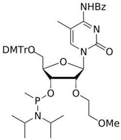 STA PHARMACEUTICAL US LLC&nbsp;2'-MOE MeC(Bz) Me-amidite | 1 g | InChIKey GUHYFGGKGUTSNQ-CGZBEGIGSA-N | MW 866.992761998