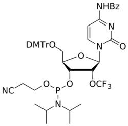 STA PHARMACEUTICAL US LLC&nbsp;2'-OTFM C(Bz) amidite | 1 g | InChIKey APWVCZQYEKTHIH-WKNHZCODSA-N | MW 917.919971487