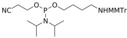 STA PHARMACEUTICAL US LLC&nbsp;MMTr C4 amine amidite | 1 g | InChIKey LVYNYJLDPZLYCP-UHFFFAOYSA-N | MW 561.706761998