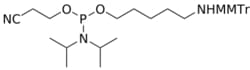 STA PHARMACEUTICAL US LLC&nbsp;MMTr C5 amine amidite | 1 g | InChIKey QKLNHYFSRTYCRA-UHFFFAOYSA-N | MW 575.733761998