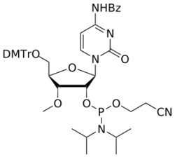 STA PHARMACEUTICAL US LLC&nbsp;3'-OMe C(Bz) 2'-amidite | 1 g | InChIKey BENGZEFYMXNUAR-VKBHKTMGSA-N | MW 863.948761998