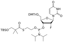 STA PHARMACEUTICAL US LLC&nbsp;2'-F U (TBSO)SATE-amidite | 1 g | InChIKey JADSOFLFIWRFSE-JISWKONASA-N | MW 970.219165161