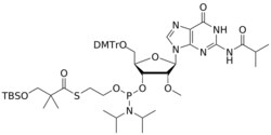 STA PHARMACEUTICAL US LLC&nbsp;2'-OMe G(iBu) (TBSO)SATE-amidite | 1 g | InChIKey KNYQSRGOAUUKQY-HYFQDGRXSA-N | MW 1091.386761998