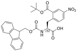 STA PHARMACEUTICAL US LLC&nbsp;Fmoc-L-Phe(2COOtBu-4NO2)-OH | 50 g | InChIKey YKHDSKSBNYIABS-VWLOTQADSA-N | MW 532.549
