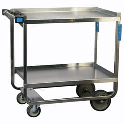 Lakeside Manufacturing Inc SS Utility Cart 2 Shelf: 21x49