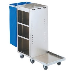 Lakeside Manufacturing Inc Fold-Up Housekeep Cart w Door