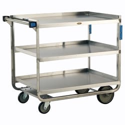 Lakeside Manufacturing Inc&nbsp;SS Utility Cart 3 Shelf: 24x36