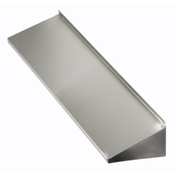 Lakeside Manufacturing Inc Wall Mounted Shelf, Stainless Steel, 12" x 48",