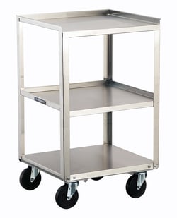 Lakeside Manufacturing Inc Equipment Stand, Stainless Steel, 3 Shelf: 16-3/4"