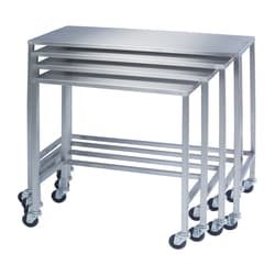 Lakeside Manufacturing Inc&nbsp;Nesting Instrument Table, Set of 6, Stainless Steel, 200-Lb. Capacity