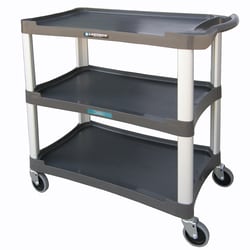 Lakeside Manufacturing Inc Plastic Utility Cart, Charcoal