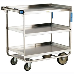 Lakeside Manufacturing Inc SS Utility Cart 3 Shelf 21x33