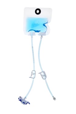 Foxx Life Sciences&nbsp;EZBio Ultra Bag Assembly, Single Use BioProcess, 2D, 1L, PE Bag, 2x 3/8