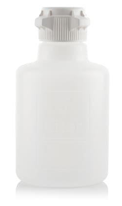 Foxx Life Sciences&nbsp;EZBio Titanium Round (TR) 5L (1 Gal) Carboy, Polypropylene (PP), Autoclavable, No Spigot, VersaCap 83B, Round Mixing Carboy with Graduation Marks, Wide Mouth, Double Bagged, Sterile, 1/CS