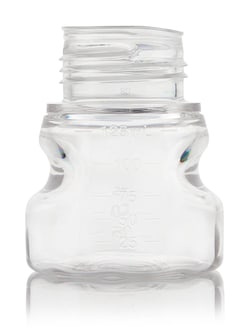 Foxx Life Sciences&nbsp;EZBiopure Titanium Round Media Bottle, 500mL, PETG, single use wide mouth bottle, GL45, No Cap, Non-Sterile, 24/CS