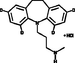 Cayman Chemical&nbsp;Desipramine-d4 (hydrochloride), Purity: ≥99% deuterated forms (d1-d4), CAS: 61361-34-0, 5 mg