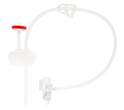 Foxx Life Sciences&nbsp;EZBiopure Titanium Round Bottle Cap Assembly, MTO, 125mL, Single Use Technology with Pureweld Tubing, CPC MPC and GL45 VersaCap, 20/CS, Sterile