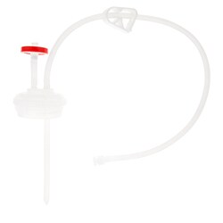 Foxx Life Sciences&nbsp;EZBiopure Titanium Round Bottle Cap Assembly, MTO, 250mL, Single Use Technology with EZLabpure&trade; Tubing, Luer and GL45 VersaCap, 20/CS, Sterile