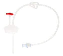 Foxx Life Sciences&nbsp;EZBiopure Titanium Round Bottle Cap Assembly, MTO, 125mL, Single Use Technology with Advantaflex Tubing, CPC AseptiQuik S (AQS) and GL45 VersaCap, 20/CS, Sterile